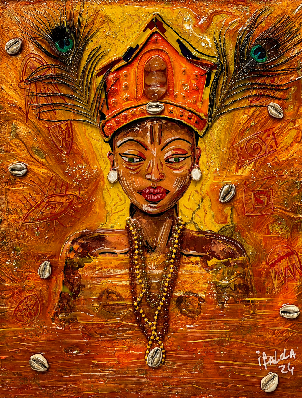 MY QUEEN Ọ̀ṢUN — Original Artwork