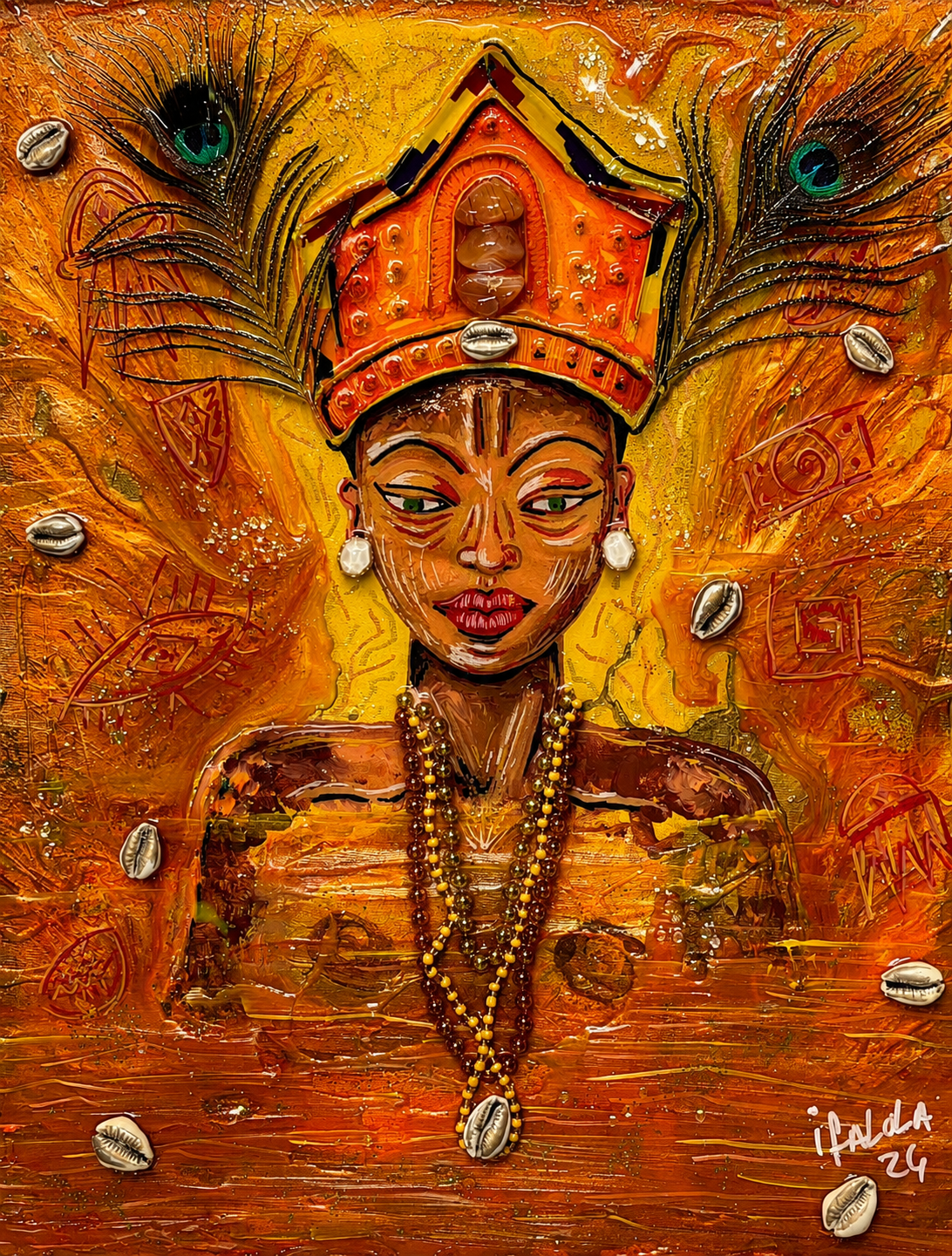 MY QUEEN Ọ̀ṢUN — Original Artwork
