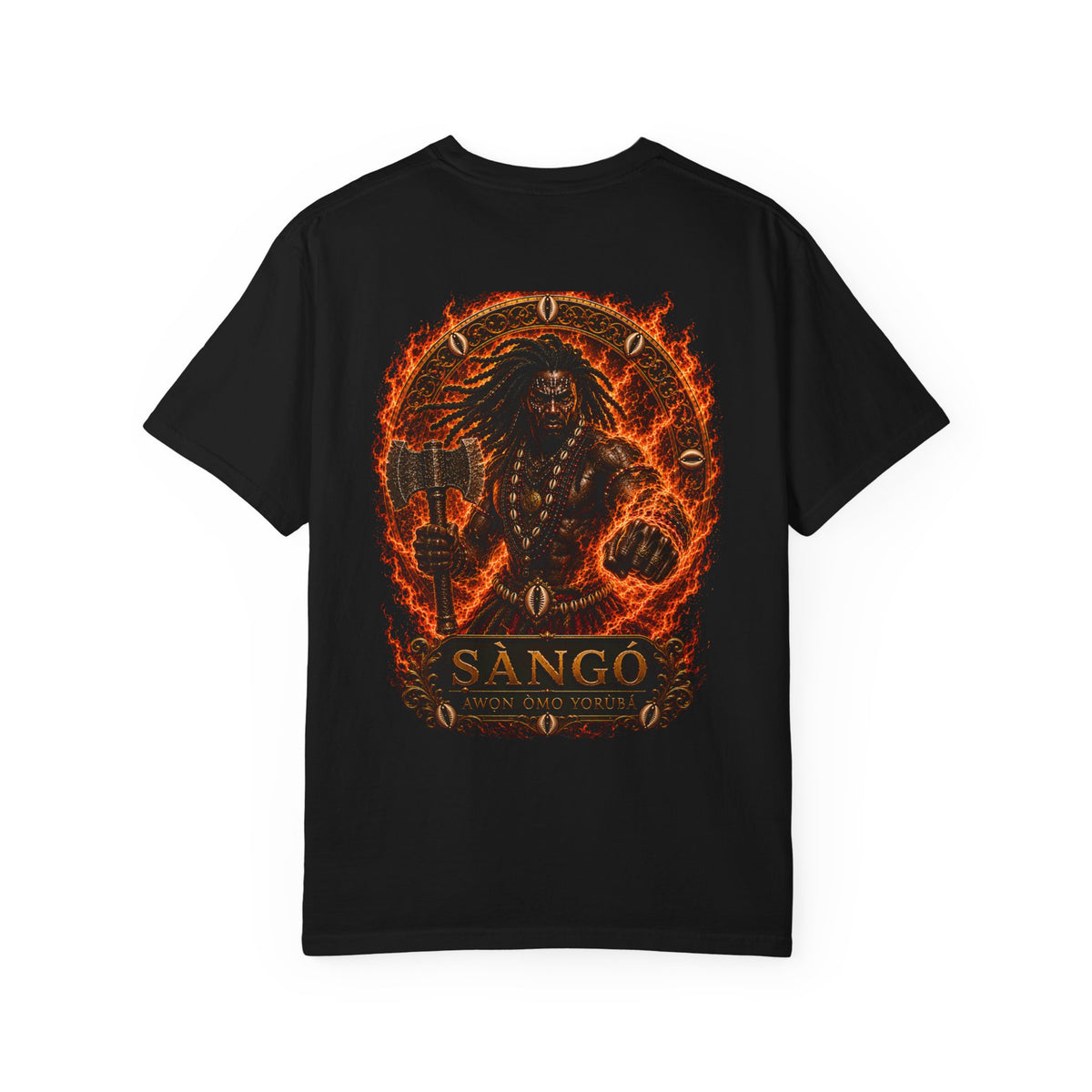 ṢÀNGÓ — T-Shirt | Yorùbá Ìṣẹ̀ṣe Collection 1 Black