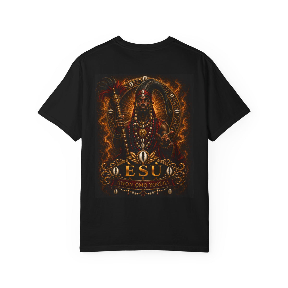ÈṢÙ — T-Shirt | Yorùbá Ìṣẹ̀ṣe Collection Black