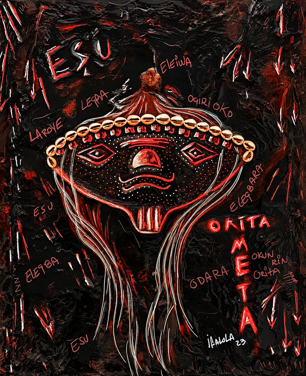 ÈṢÙ ELÉGBÁRA — Original Artwork