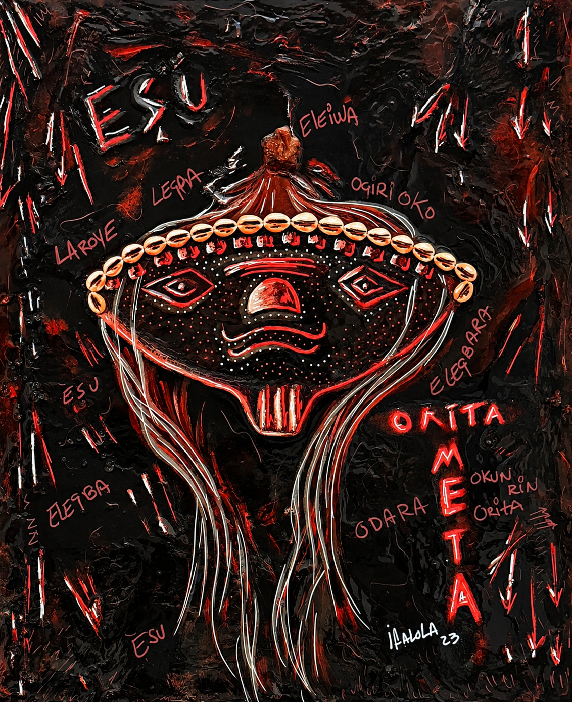 ÈṢÙ ELÉGBÁRA — Original Artwork