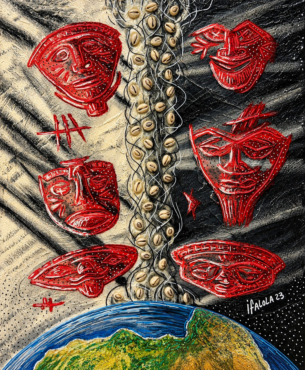THE COMING OF ÈṢÙ — Original Artwork