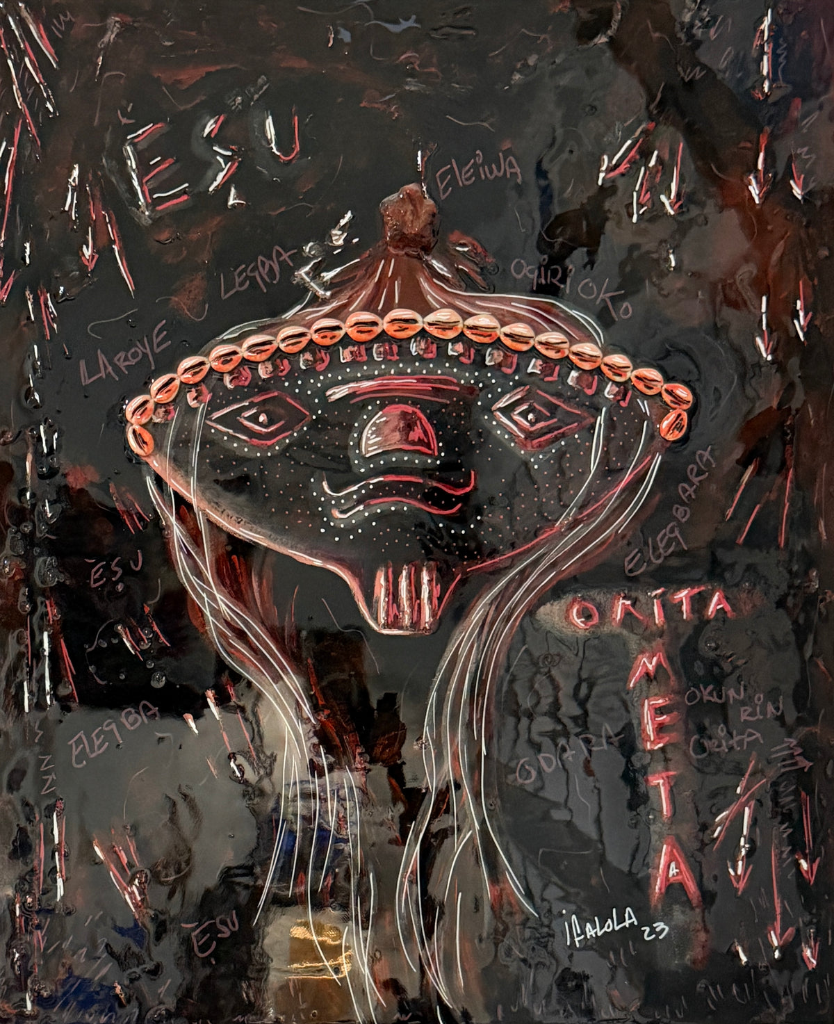 ÈṢÙ ELÉGBÁRA — Original Artwork
