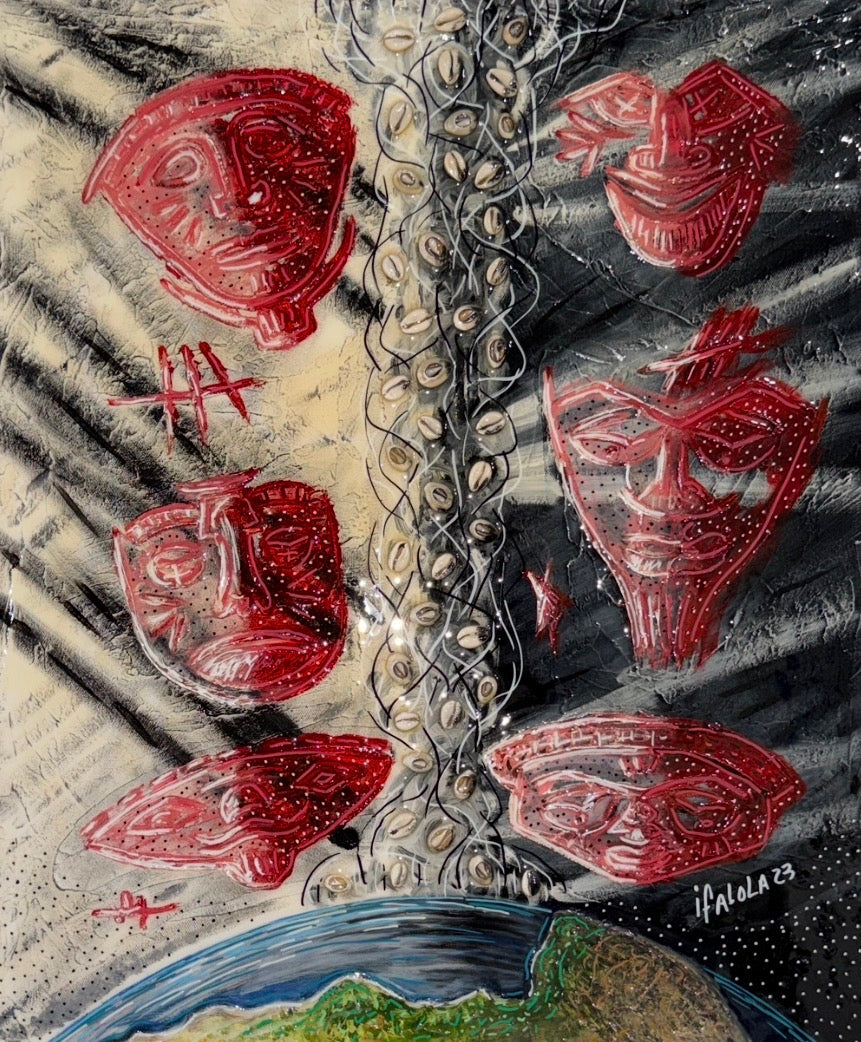 THE COMING OF ÈṢÙ — Original Artwork